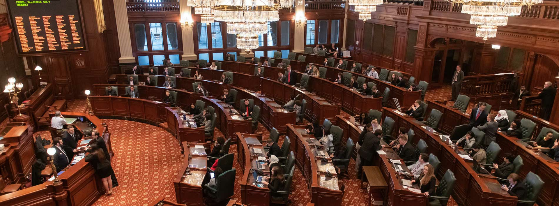 students in capitol building