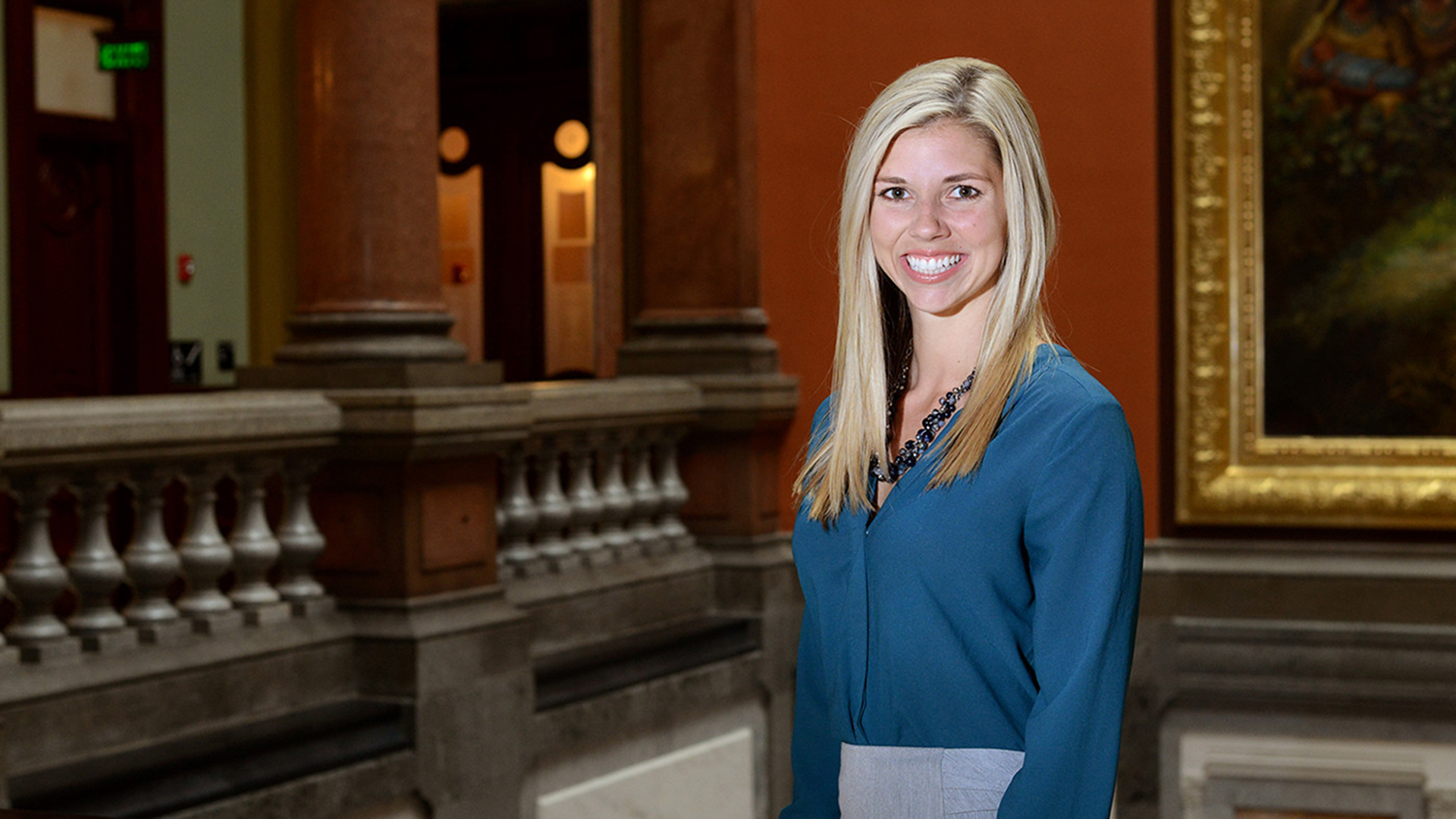 student in capitol