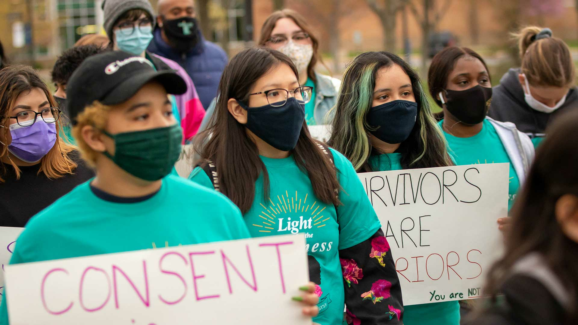 demonstration for womens consent