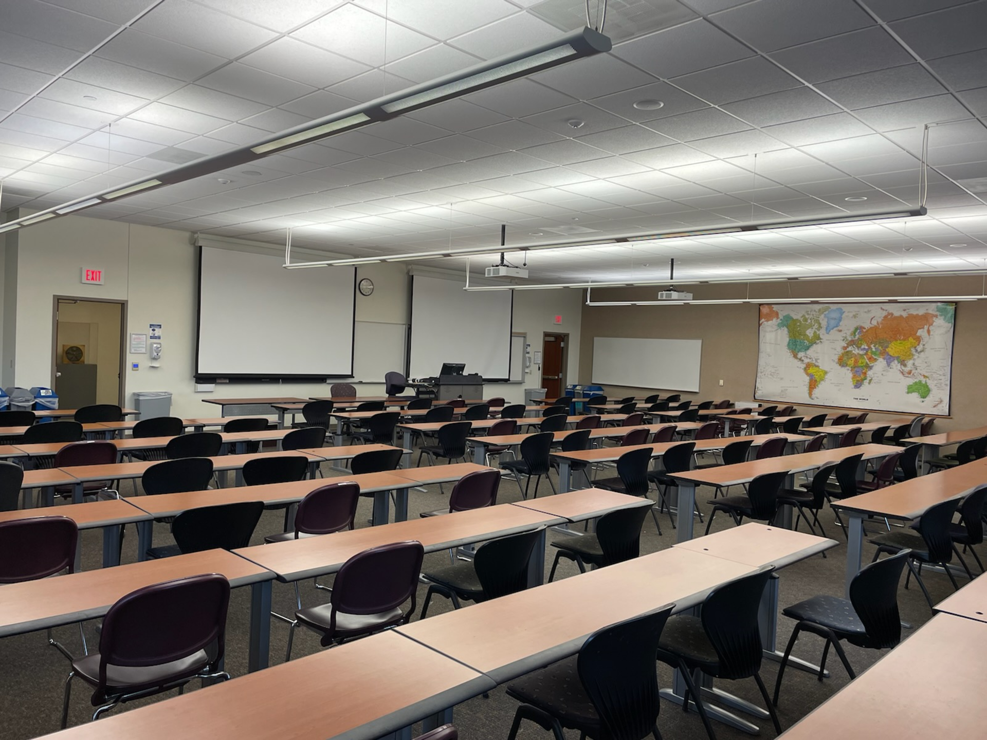 Classroom set with law tables and chairs