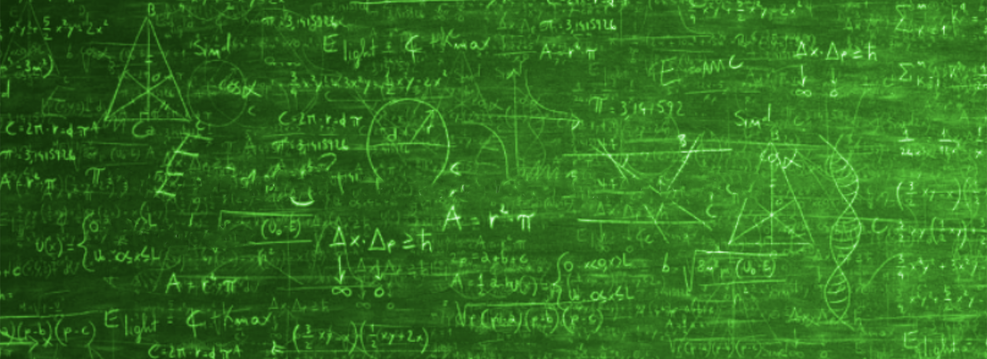lots of math equations on a chalkboard