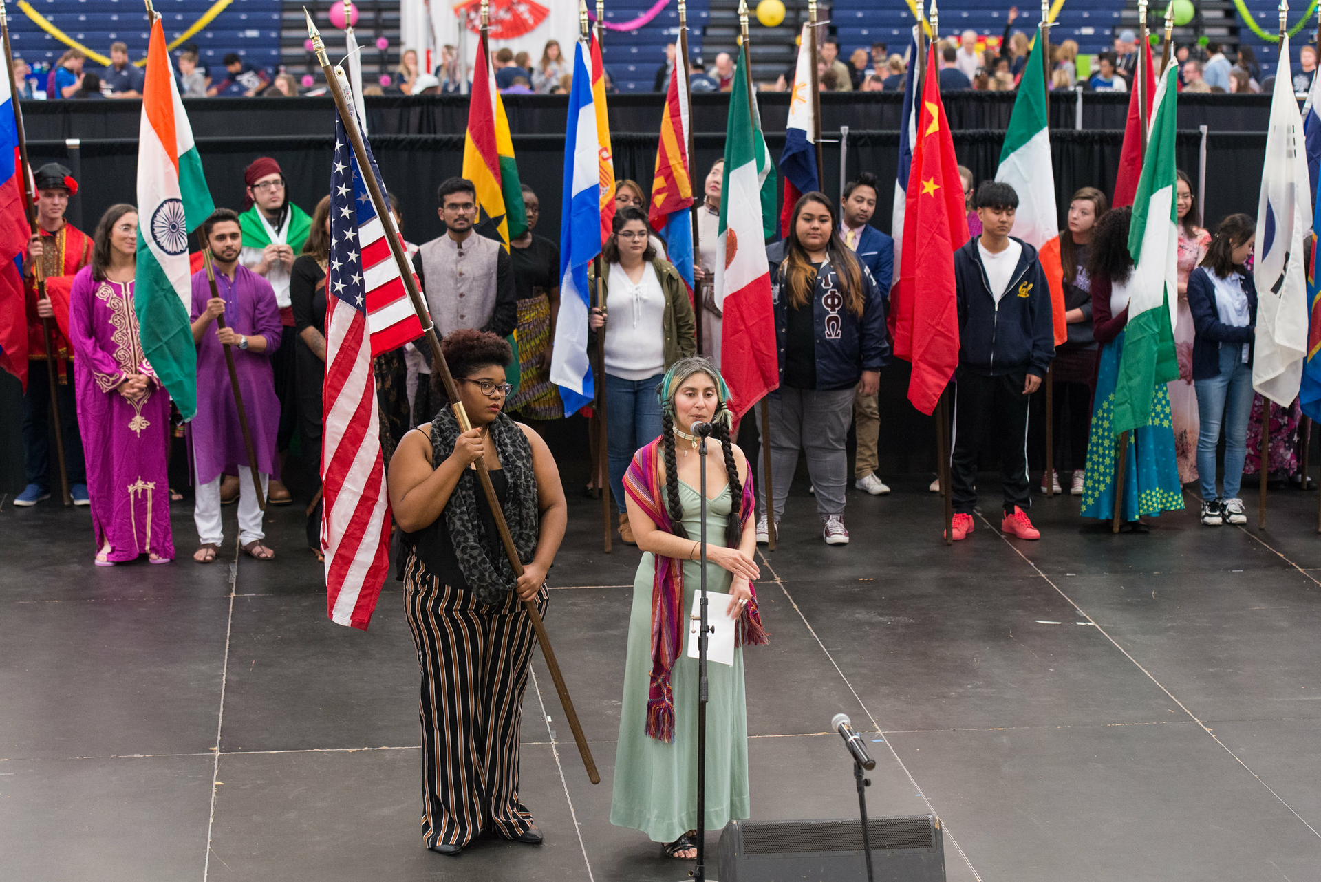 festival and flags