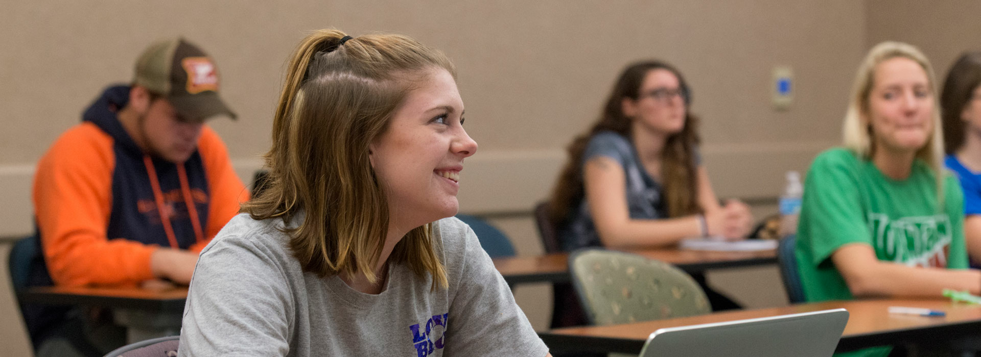 students in class