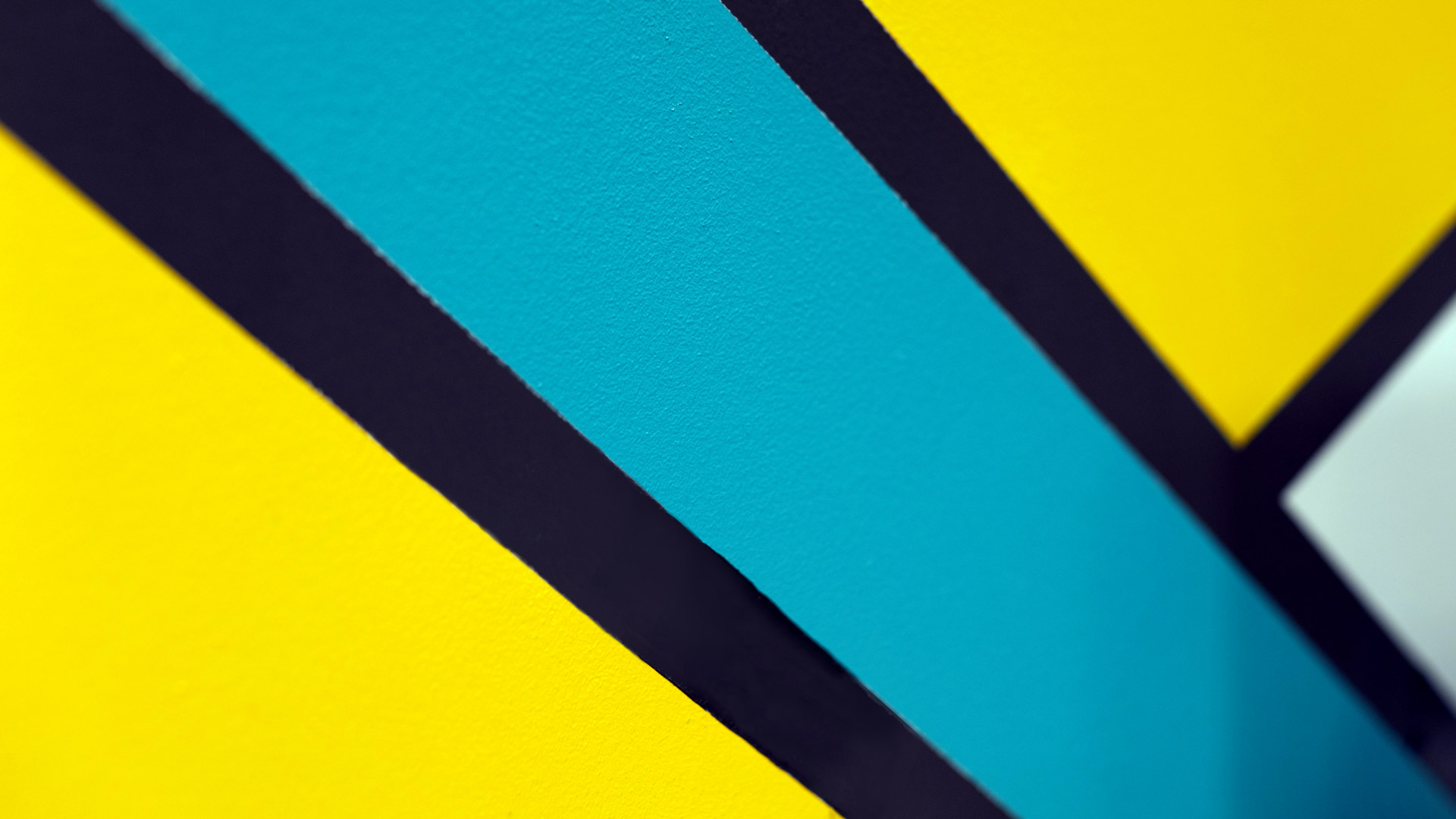 macro shot of the artwork of lines at the Innovation Center