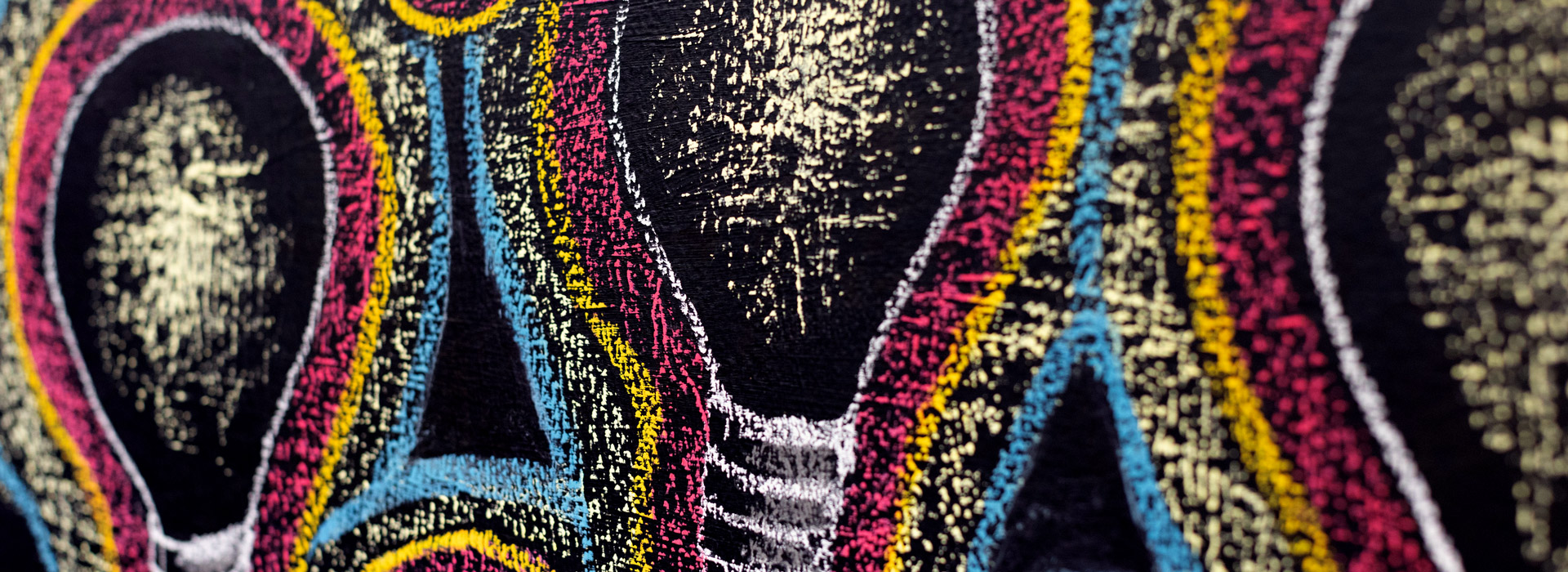 macro shot of the artwork of lightbulbs at the Innovation Center