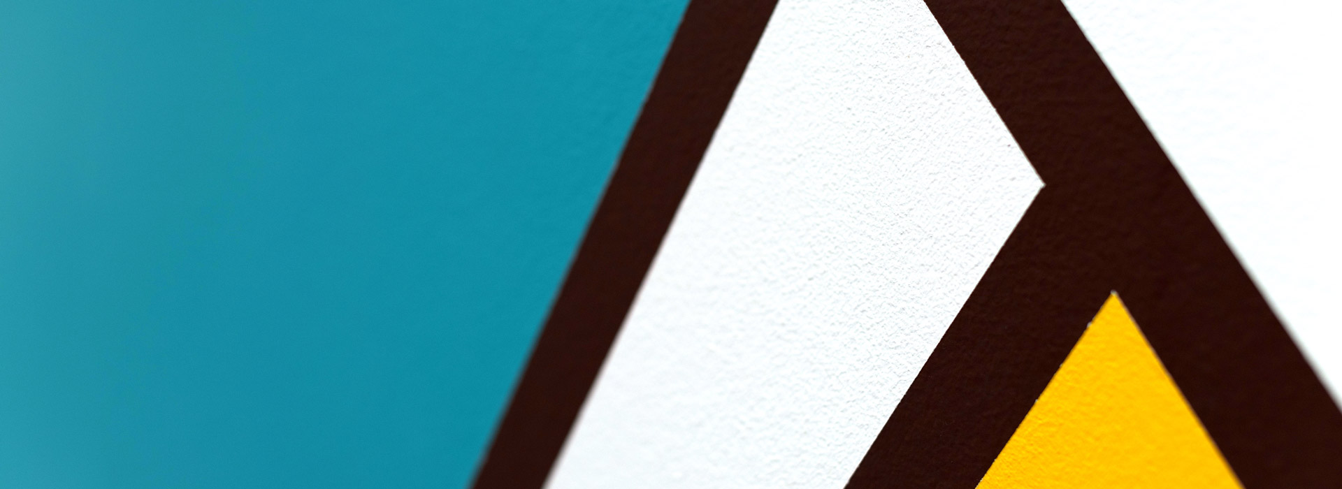 abstract shot of the geometrical artwork at the Innovation Center