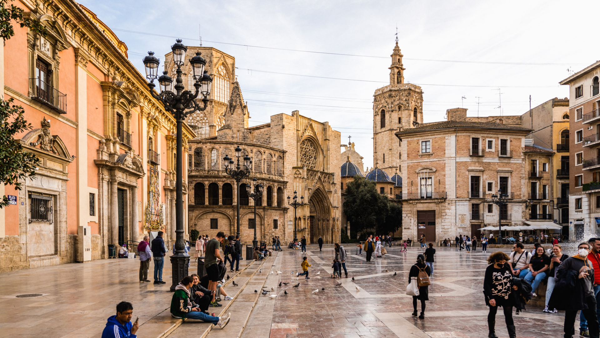 Valencia, Spain city square