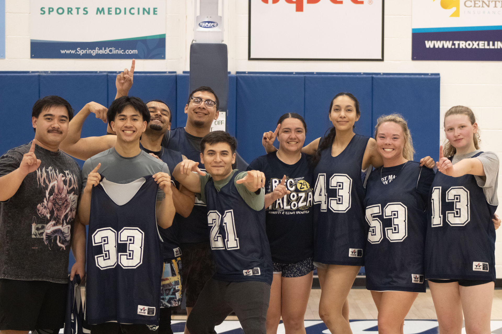 Co-ed basketball intramural champion team 