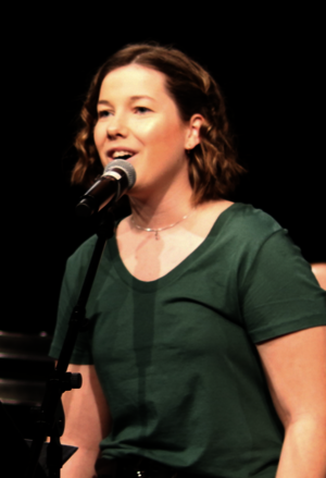 woman singing