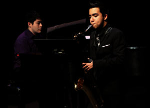 Saxophone player and pianist